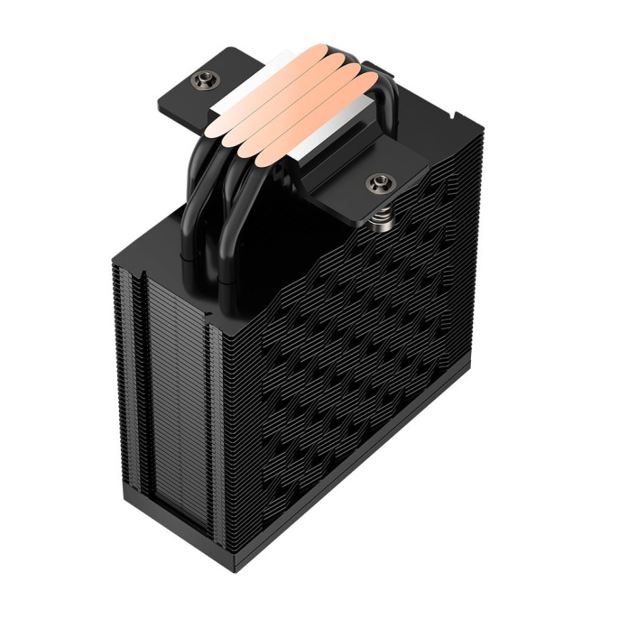 Кулер для процессора PCCooler RZ400 V2 BK 230W, 4-pin PWM, 155mm, Al/Cu, 4x6mm, 1x120mm, 86.73CFM, 32dBA, 2200RPM, S: 1851/1700/1200/115X, AM5/AM4, black