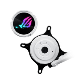 Система водяного охлаждения ASUS ROG Strix LC III 360 ARGB White Edition,  4-pin,  ARGB,  120мм,  белый,  retail [90rc00t2-m0uay0]