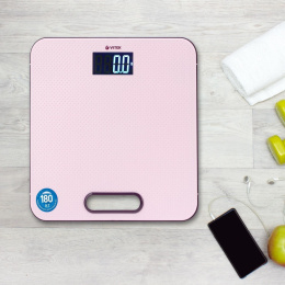 Напольные весы Vitek VT-1968, до 180кг, цвет: розовый