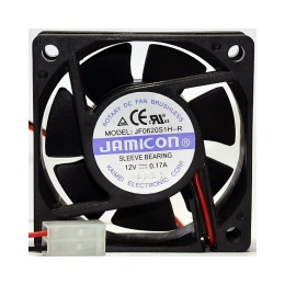 Вентилятор JAMICON JF0620S1H 60х60х20 12В с разъемом 2 конт.MOLEX 5239-2(PHU-2) С00034850