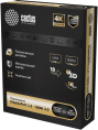 Переходник аудио-видео Cactus CS-DP-HDMI-ADR,  DisplayPort (m) -  HDMI (f),  ver 1.2,  ver 2.0,  GOLD,  черный
