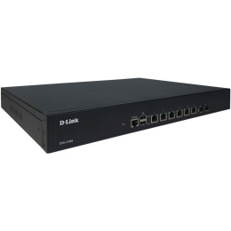 D-Link DSA-2108S/A1A Сервисный маршрутизатор с 6 настраиваемыми портами 10/100/1000Base-T и 2 портами 1000Base-X SFP