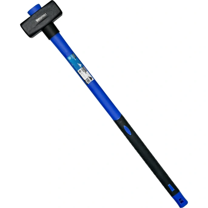 Кувалда vertextools 6000 г, фибергласовая обрезиненная рукоятка 10-12-6000 1497840