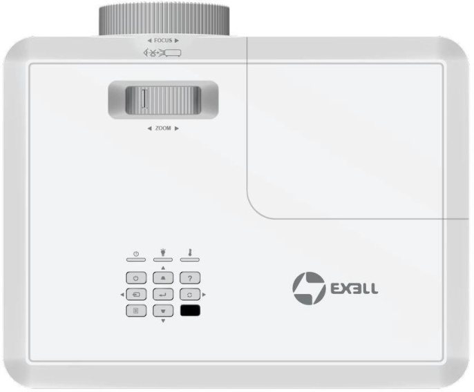 Проектор Exell EXD101W DLP 3800Lm LS 1024x768 30000:1 ресурс лампы:15000часов 1xUSB typeA 1xHDMI 2.6кг