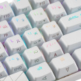 Клавиатура GMNG GG-KB505XW, беспроводная, USB, Bluetooth/Радиоканал,  механическая, белый [1910522]