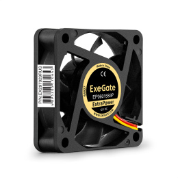 Вентилятор 12В DC ExeGate ExtraPower EP06015S3P 60x60x15 мм, Sleeve bearing подшипник скольжения , 3pin, 4800RPM, 32dBA (EX297029RUS)