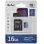 Носитель информации Netac P500 Standard 16GB MicroSDHC U1/C10 up to 90MB/s, retail pack with SD Adapter