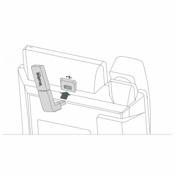 Yealink DD10K DECT USB-адаптер для телефонов T41S/T42S/T53/T53W/T54W/T57W/T58A/VP59/T56A/T58V