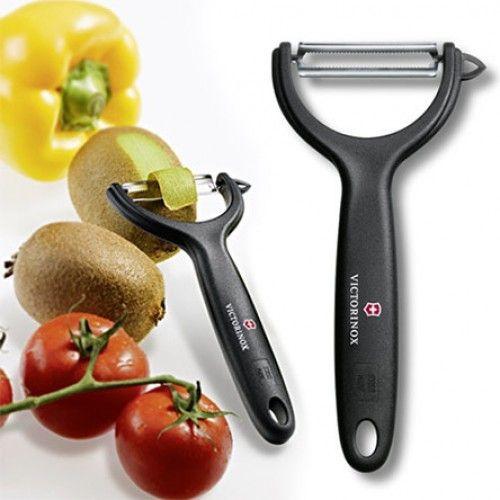 Овощечистка для овощей и фруктов Victorinox Tomato and Kiwi черный упак.:европодвес 7.6079