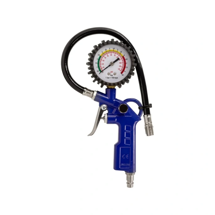 Пистолет для подкачки шин с манометром FORCEKRAFT FK-STG-26 50355