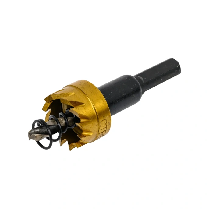 Коронка по металлу цилиндрическая СТК-058 GOLD 21 мм, HSS Strong стк-05800021