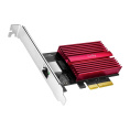 Адаптер беспроводной связи (Wi-Fi) CUDY 10G PCI Express Adapter Marvell AQC113  10Gbps PCI Express Adapter, Marvell AQC113R, 10G/5G/2.5G/1000M/100M/10M Auto Adaptive, PCI express 3.0 x4,Wake-On-LAN，Flow Control, 8 traffic classes, Data Center Bridging,Jum
