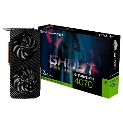 Видеокарта Gainward RTX4070 GHOST 12GB GDDR6 192bit 3xDP HDMI 2FAN RTL