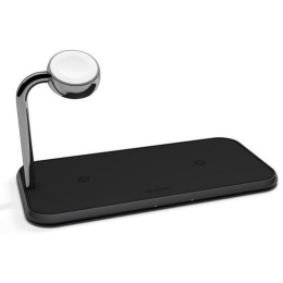 Зарядное устройство беспроводное ZENS Dual+Watch Aluminium Wireless Charger Black ZEDC05B/00