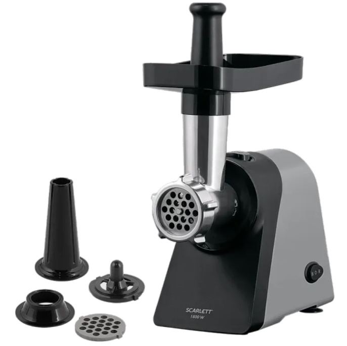 Мясорубка Scarlett SC-MG45S76,  серый / черный