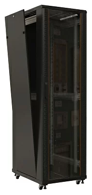Шкаф напольный 19-дюймовый 42U Hyperline TTB-4281-AS-RAL9004