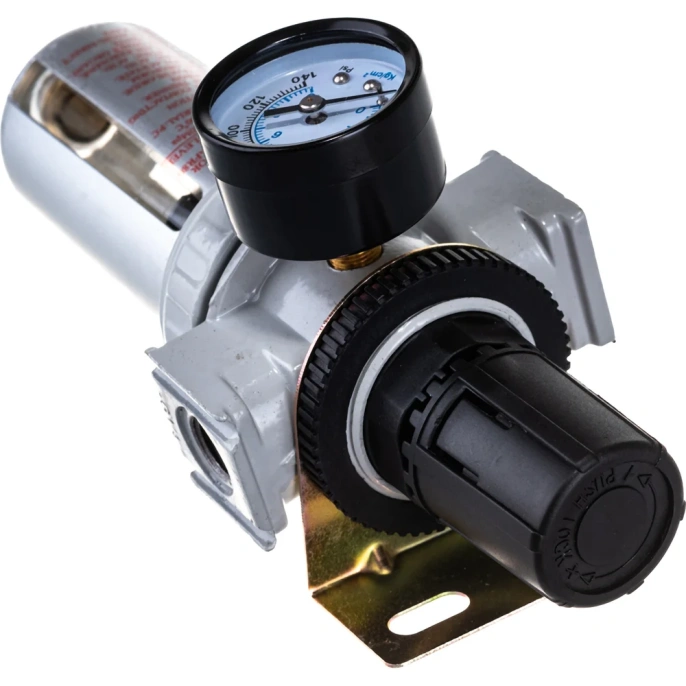 Фильтр-влагоотделитель с манометром и регулятором давления AFR-80 1/4" REMIX RM-AFR-80-14