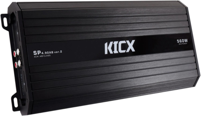 Усилитель автомобильный Kicx SP 4.90AB ver.2 четырехканальный