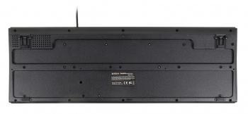 Клавиатура A4TECH KR-83, проводная, USB, мембранная, черный [kr-83 black]