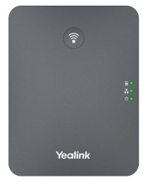 База DECT Yealink W70B, базовая станция, до 10 SIP-аккаунтов, до 10 трубок на базу, до 20 одновременных вызовов