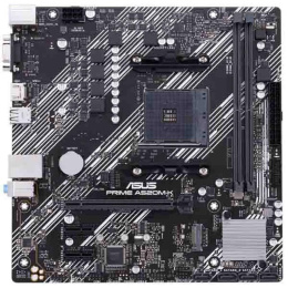 Материнская плата ASUS PRIME A520M-K Soc-AM4 A520 1xPCI-E 3.0x16 2xPCI-E 3.0x1 M.2 2xDDR4 4600Mhz VGA+HDMI mATX RTL