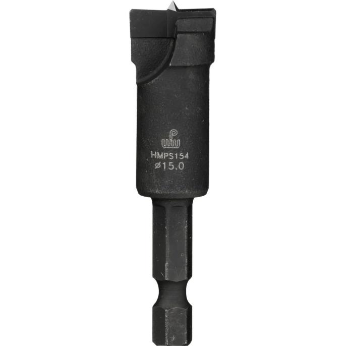Сверло чашечное без подрезателей 15х55 мм; хвостовик HEX1/4" WPW HMPS154