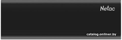 Накопитель SSD Netac USB-C 500GB NT01ZSLIM-500G-32BK Z Slim черный