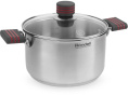 Кастрюля 3.4л Rondell Stripes RDS-1280,  нержавеющая сталь, с крышкой