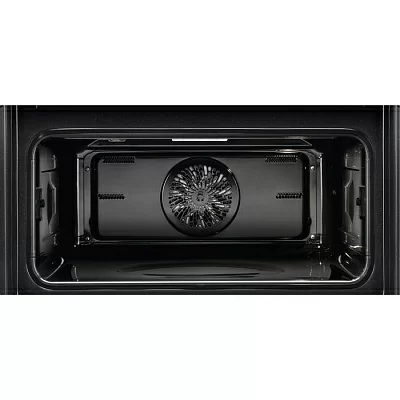 Духовой шкаф ELECTROLUX KVLBE08X CombiQuick с функцией микроволн,нержавеющая сталь и черное стекло, сенсорный дисплей EXCIte, цветной сенсорный ЖК-дисплей, электронное регулирование