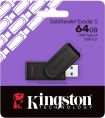 Флешка USB Kingston DataTraveler Exodia S 64ГБ, USB3.0, черный [dtxs/64gb]