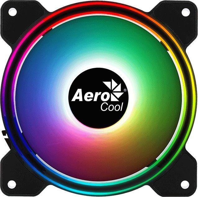 Вентилятор для корпуса Aerocool Saturn 12F RGB 120х120x25 черный 4-pin Molex 20дБ SATURN 12F DRGB MOLEX Ret
