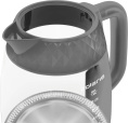 Чайник электрический Polaris PWK 1809CGL 1.8л. 2200Вт графит корпус: стекло/пластик PWK 1809CG
