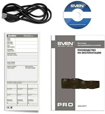 SVEN Источник бесперебойного питания SVEN Pro 1500 (LCD, USB)