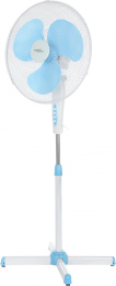 Вентилятор напольный Scarlett SC-SF111B29,  белый и голубой