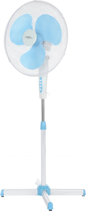 Вентилятор напольный Scarlett SC-SF111B29,  белый и голубой