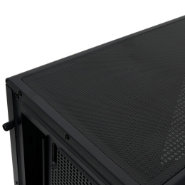 Корпус без блока питания Case HSPD M510, Mesh Mid Tower, Black, TG, 0.5 SPCC, no fans ATX, mATX, mITX 180/280/160mm 1x2.5", 1x3.5", 7xPCI 1xUSB-A 3.0, 1xUSB-A 1.0 517x277x418mm (M510-TGBK)