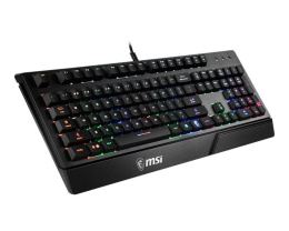 Клавиатура MSI Vigor GK20 RU черный USB Multimedia for gamer LED (подставка для запястий) (S11-04RU230-CLA)