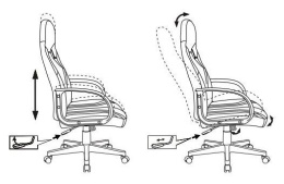 Кресло игровое ZOMBIE RUNNER, на колесиках, эко.кожа, черный/зеленый [zombie runner green]