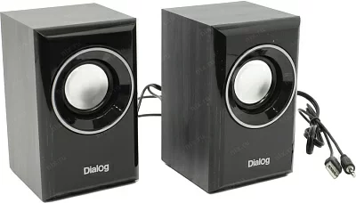 Колонки Dialog Stride AST-15UP Black (2x3W дерево питание от USB)