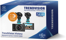 Видеорегистратор TrendVision Victory черный 2Mpix 1080x1920 1080p 170гр. GP6248