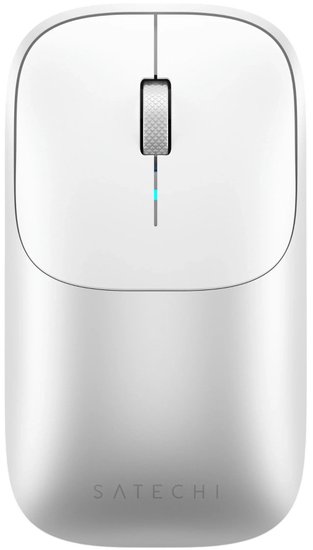 Мышь Satechi Slim EX (серебристый)  Беспроводная Wireless Multi-Mode Mouse BT&GHz. Цвет: серебристый (ST-MEXS)