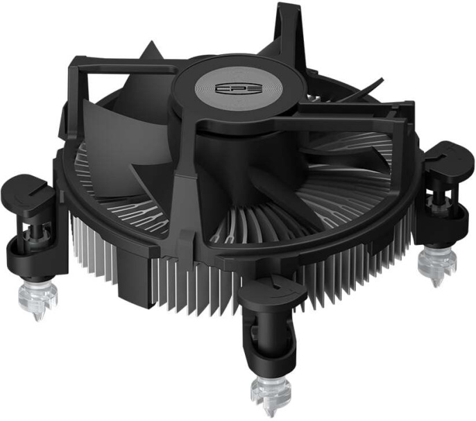 Кулер PCCooler R94 R94-XXNIXX-GL Intel LGA1200/115X, крепление на винтах, размер вентилятора: 94×94×25мм, гидродинамический подшипник, 2400об/мин, 34.46CFM, 27.3dB A , PWM, TDP 65W, 94х94х56мм, 158г