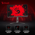 27" Монитор BLOODY MN272Q,  2560x1440,  IPS,  240Гц,  2хHDMI,  2хDP,  темно-серый