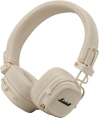 Наушники Marshall Major V Кремовый 1006833 беспроводные, с микрофоном, накладные, портативные, съёмный аудиокабель, Bluetooth 5.3, частотный диапазон: 20-20000 Гц, быстрая зарядка, время работы: 100 ч