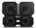 Подставка для ноутбука DeepCool Multi Core X6, 15.6", 380х295х24 мм, 2хUSB, вентиляторы 4 х 900г, черный [dp-n422-mcx6]