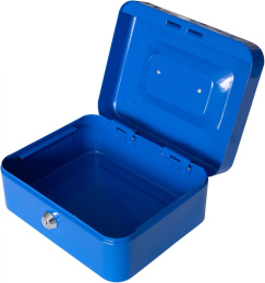 Ящик для денег Silwerhof 90x200x160 синий сталь 0.917кг