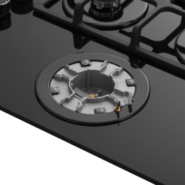 Газовая варочная поверхность Meferi Glass Ultra MGH604 черный