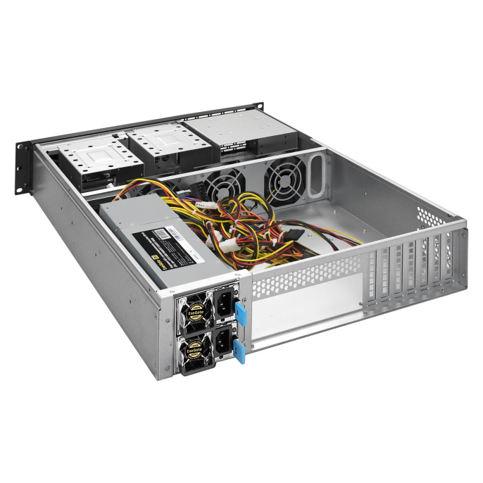 Серверная платформа ExeGate Pro 2U550-06/2U2088 RM 19", высота 2U, глубина 550, Redundant БП 2x1300W, USB+USB3.0 EX304275RUS