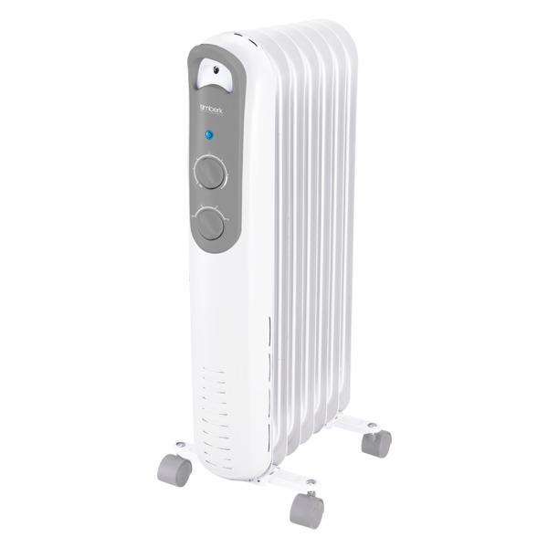 Масляный радиатор Timberk TOR 21.1809 SLX, с терморегулятором, 2000Вт, 9 секций, 3 режима, белый