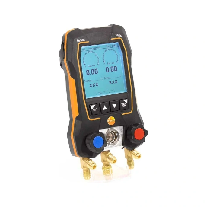 Манометрический коллектор Testo 550s Комплект 1 с кейсом 0564 5501